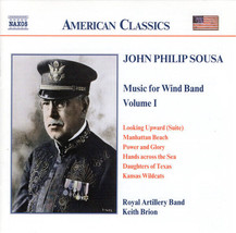 John Philip Sousa, The Band Of The Royal Artillery, Keith Brion - Music For Wind - £4.47 GBP