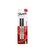 Sharpie Permanent Marker, Ultra Fine Point, Black, 2pk - $4.99