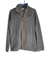 Columbia Boy Girl Steens Mt lI Fleece Gray Orange Jacket Youth XL 18/20 - $131.73 MXN