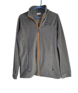 Columbia Boy Girl Steens Mt lI Fleece Gray Orange Jacket Youth XL 18/20 - €5,96 EUR