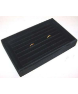 2 new BLACK COLOR SMALL RING TRAY DISPLAY BOX counter store boxes rings ... - $16.93 CAD