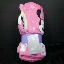 Disney Minnie Mouse Faces Glitter Pink Fleece Throw Blanket 50&quot; x 60&quot; Ne... - $35.61 CAD