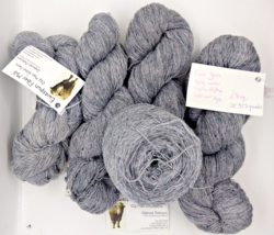 Unique Sheep Alpaca Gray Lace Weight Yarn 5 skeins 2.6oz each - £39.56 GBP