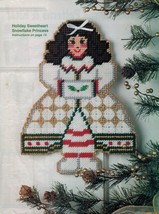 Plastic Canvas Xmas Snowflake Princess Santa Gift Bag Suncatchers Blocks Pattern - £7.18 GBP