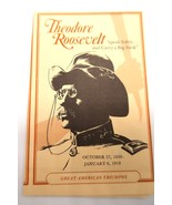 Vtg Longines Symphonette Theodore Roosevelt Great American Triumphs Pamp... - €6,00 EUR