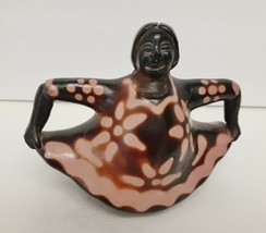 Peru Peruvian Chulucanas Figure Dancer Folk Art Pottery Sculpture Mariac... - £54.96 GBP