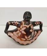 Peru Peruvian Chulucanas Figure Dancer Folk Art Pottery Sculpture Mariac... - £54.65 GBP
