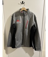 MENS Large Toronto Rock Athletic Zip-Up Lacrosse Jacket Sweater - $49.49