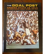 VTG Oregon State VS. U.C.L.A The Goal Post Program October 2 1971 - £23.73 GBP