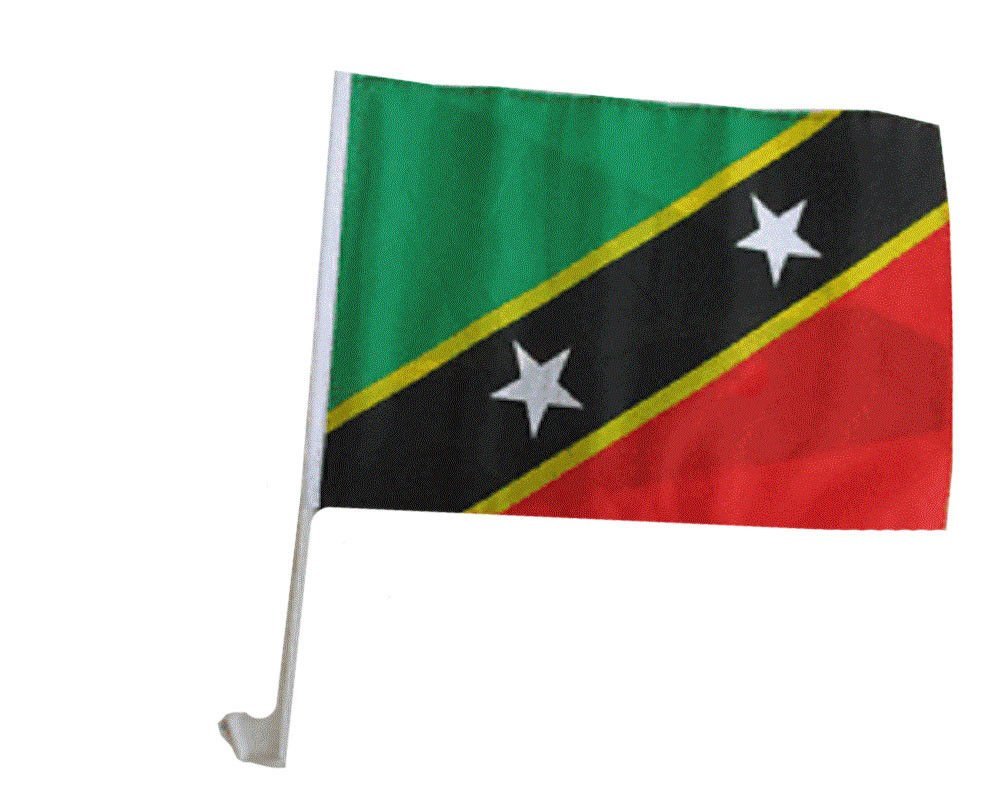 K&#39;s Novelties 12x18 St Kitts &amp; Nevis Country Car Window 12&quot;x18&quot; Flag - $6.88