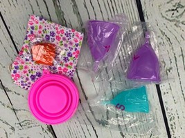 Reusable Menstrual Cups 3X 2x Large 1x Small - $20.19