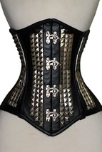 Real Leather Corset SteamPunk Best Quality  Clasp  Corset - £79.91 GBP
