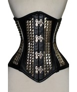 Real Leather Corset SteamPunk Best Quality  Clasp  Corset - £79.63 GBP