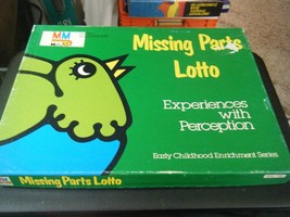 Vintage Media Materials Missing Parts Lotto Game - Experiences with Perc... - $37.83