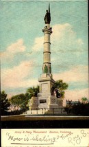 Undivided Back POSTCARD- Army And Navy Monument, Boston Common, Mass BK49 - £2.57 GBP