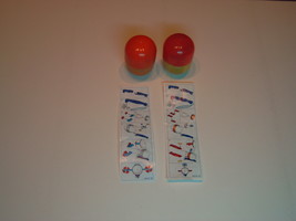 Kinder - K04 60-61 Propelling capsule toys - complete set + 2 papers - s... - $2.50