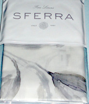 Sferra Flores Crocus Euro Continental Sham Cotton Sateen Print Italy New - $49.90