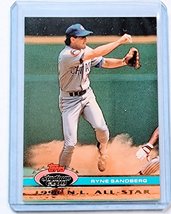 1992 Topps Stadium Club Dome Ryne Sandberg 1991 All Star MLB Baseball Tr... - £4.67 GBP