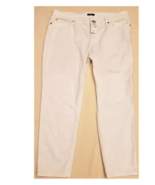 Eileen Fisher Organic Cotton Jeans Sz-16 White - £79.05 GBP