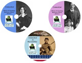 297 old books - CONNECTICUT - History Genealogy Civil War Collection - DVD CD CT - £6.39 GBP