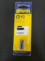 Irwin 3510112C Phillips Insert Bits (2 Piece), 1&quot; - £2.36 GBP