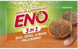 15 x Eno Jeera Ajwain Kala Namak antacid fast relief from acidity gas 5g... - $283.93 MXN