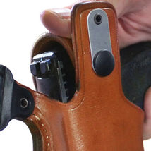 Fits CZ P-10 S Sub Com 3.5”BBL Horizontal Leather Shoulder Holster #1494# RH image 8