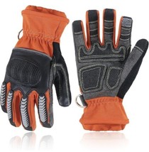 Heavy Duty Impact Work Gloves Heat &amp; Flame Cut Resistant Rescue &amp; Extracation XL - £33.08 GBP