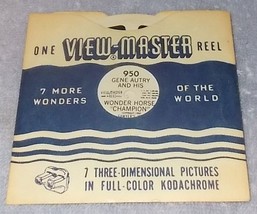 Sawyer's View Master Reel Gene Autry and his Wonder Horse Champion #950 - £4.47 GBP