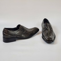 Delli Aldo Mens Size 8 Faux Alligator And Snake Skin Loafers New Without Box - £45.54 GBP