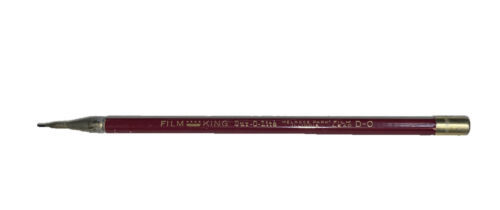 Vintage burgundy Twist FILM KING DUR-O-LITE D2 Pencil Lead Melrose Park ... - $6.80