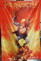 MEGADETH Rusted Pieces FLAG CLOTH POSTER BANNER CD Thrash Metal - $20.00