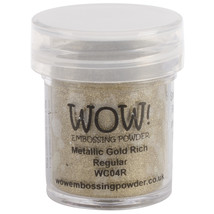 WOW! Embossing Powder 15ml-Gold Rich - £9.76 GBP