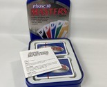 NEW Fundex PHASE 10 MASTERS Edition Collectible Blue &amp; Silver TIN 2008 C... - $41.14