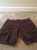 APT 9 Women&#39;s Shorts Pockets Casual Size 10 Brown - £32.95 GBP