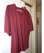 2XL VAN HEUSEN MENS POLO SHIRT SALES Red Short Sleeve Cotton Clothing Sh... - $9.99