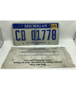 2010 Michigan License Plate Blue Banner #CD 01778 Music Man Cave Rock n ... - $11.78 CAD