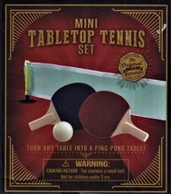 MINI Tabletop Tennis / Ping Pong Set (Brand New) - £7.08 GBP