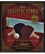MINI Tabletop Tennis / Ping Pong Set (Brand New) - $9.00