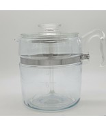 Pyrex Glass 7759 Vintage Flameware 9 cup Coffee Pot Percolator Maker Ste... - £125.07 GBP