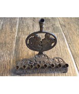 Alter Chanukka Kerzenständer Menora Israel Judaica 1950-60er Jahre Geschenk - $55.88