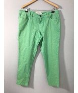 Aventura Womens size 16 Casual pants organic cotton blend Light Green Sk... - £13.26 GBP