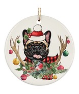 hdhshop24 Cute French Bulldog Dog Love Christmas Ornament Gift Pine Tree... - $27.09 CAD