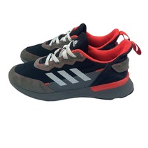 Adidas Rapidarun Elite Running Athletic Shoe Black Brown Orange Mens Size 6 - $35.63