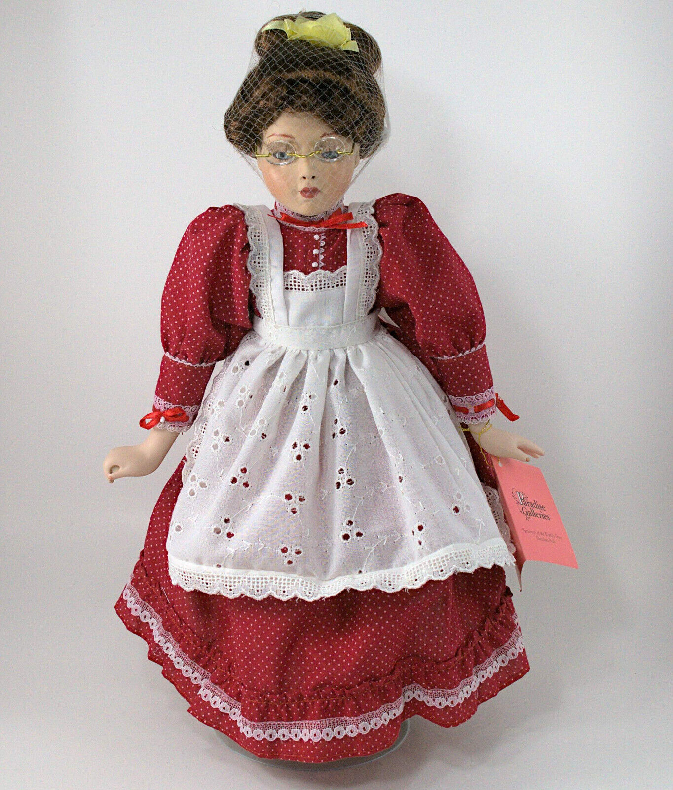Treasury Collection Abigail  Porcelain Doll w/Accessories Paradise Galleries NIB - $19.99