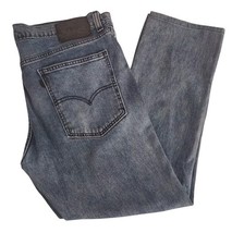 Levis 511 Jeans Mens 36x30 Blue Denim Black Label - $9.90