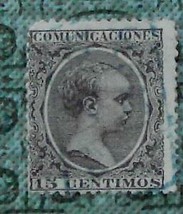 Nice Vintage Used Comunicaciones 15 Centimos Stamp, GOOD COND - COLLECTIBLE - $3.95