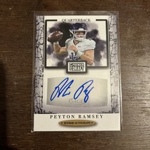 2021 SAGE Premier Draft Autographs Black Peyton Ramsey RC Auto Northwestern - £7.88 GBP