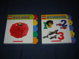 2 New Learn with Lego Board Books - Colors/Numbers  - $112.29 MXN