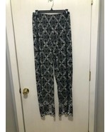 NEW Denim 24/7 Women&#39;s SZ 12 Comfortable Floral Elastic Waist Lounge Pants - $13.85